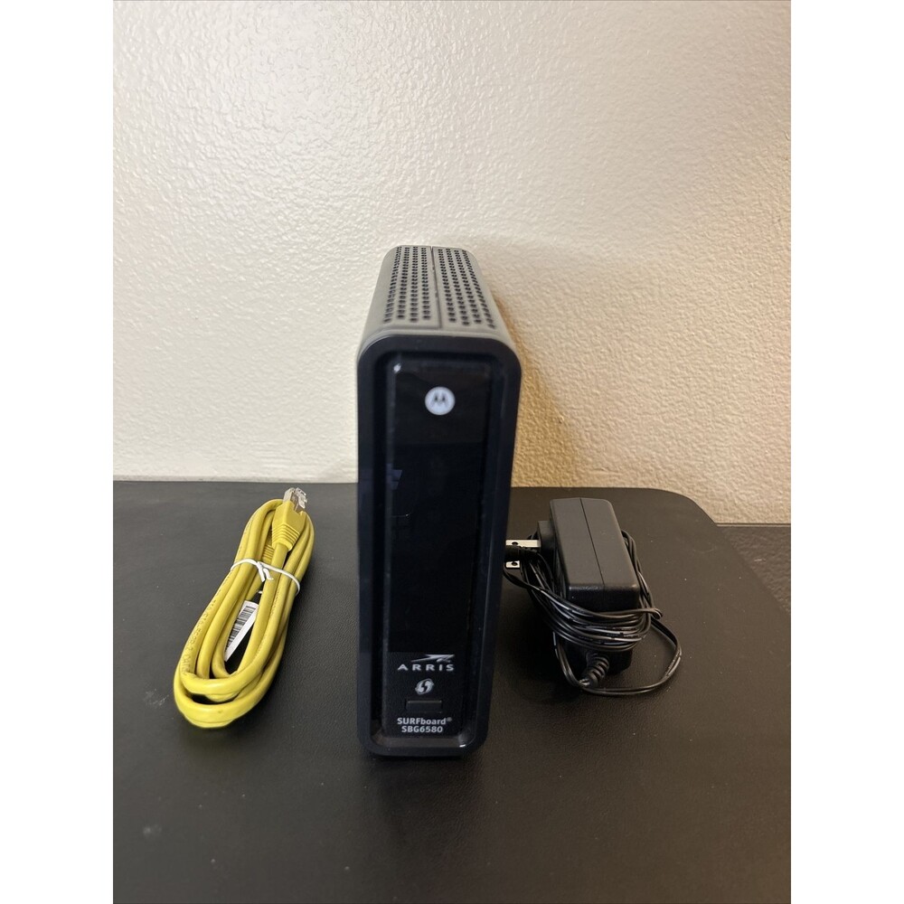ARRIS Motorola SURFboard SBG6580 Wi-Fi Cable Modem Gateway SBG6580 - TESTED